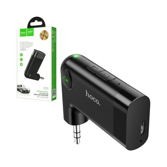 Receptor AUX Inalámbrico para Coche Hoco E53 Dawn Sound 145mAh